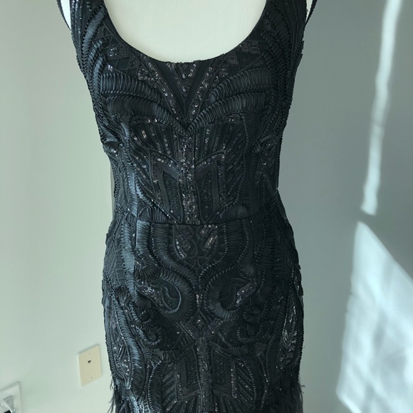 David Meister beaded Sequin Dress - Picture 2 of 7